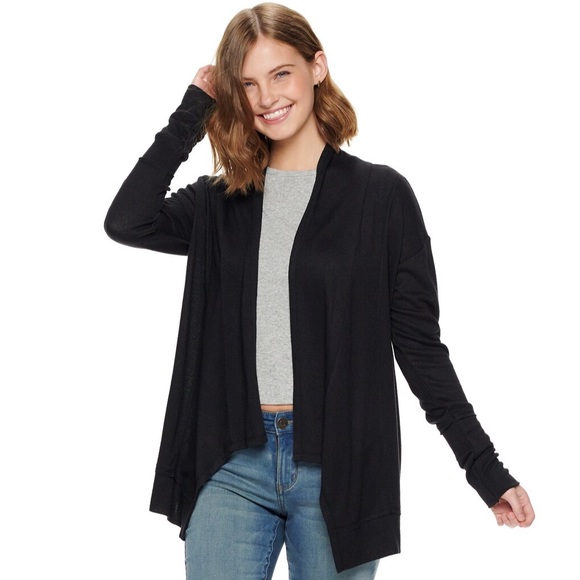 NWT - SO Raw Edge Hacci Cardigan - Picture 1 of 4